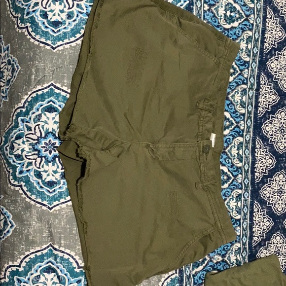 Olive Green Shorts - Picture 1 of 2